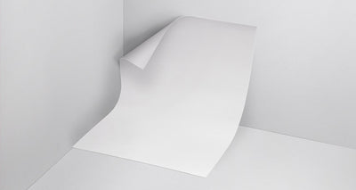 Curved Letter Paper Mockup Psd