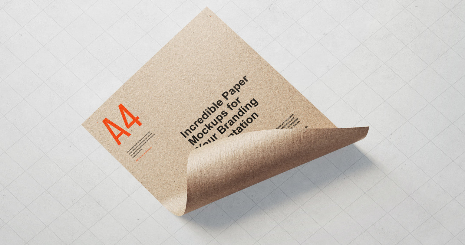 Professional Paper Branding Mockup