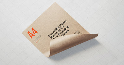 Professional Paper Branding Mockup