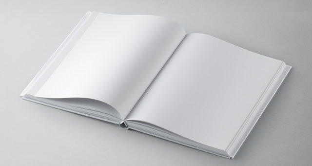 Isometric Top and Front View of a Perfect Book Mockup Psd