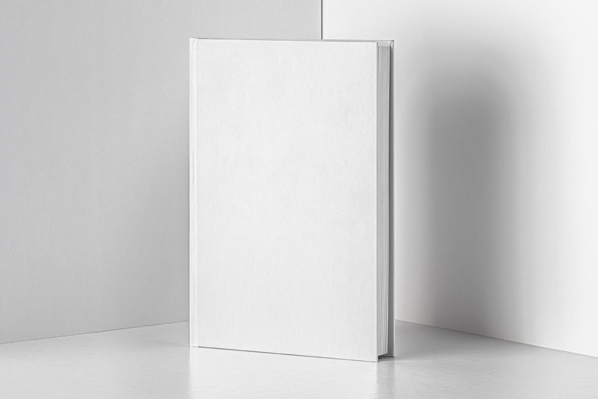 Realistic Hardcover PSD Mockup Front View