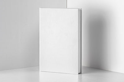 Realistic Hardcover PSD Mockup Front View