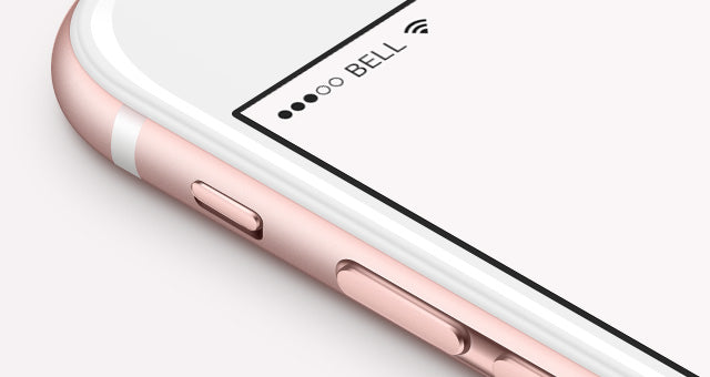 Set of iPhone 6s Psd Rose Gold Mockups