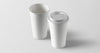 Takeaway Cardboard Coffee Mug or Cup Mockup Psd Template