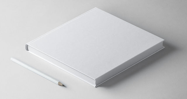 Square Psd Hardcover Book Mockup Design