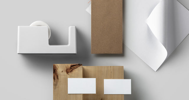 Basic Stationery Branding Psd Mockup Scene Creator