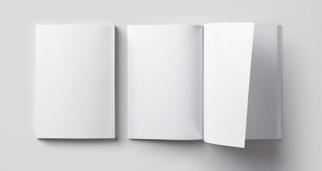 Open Overhead Magazine Mockup Psd Design