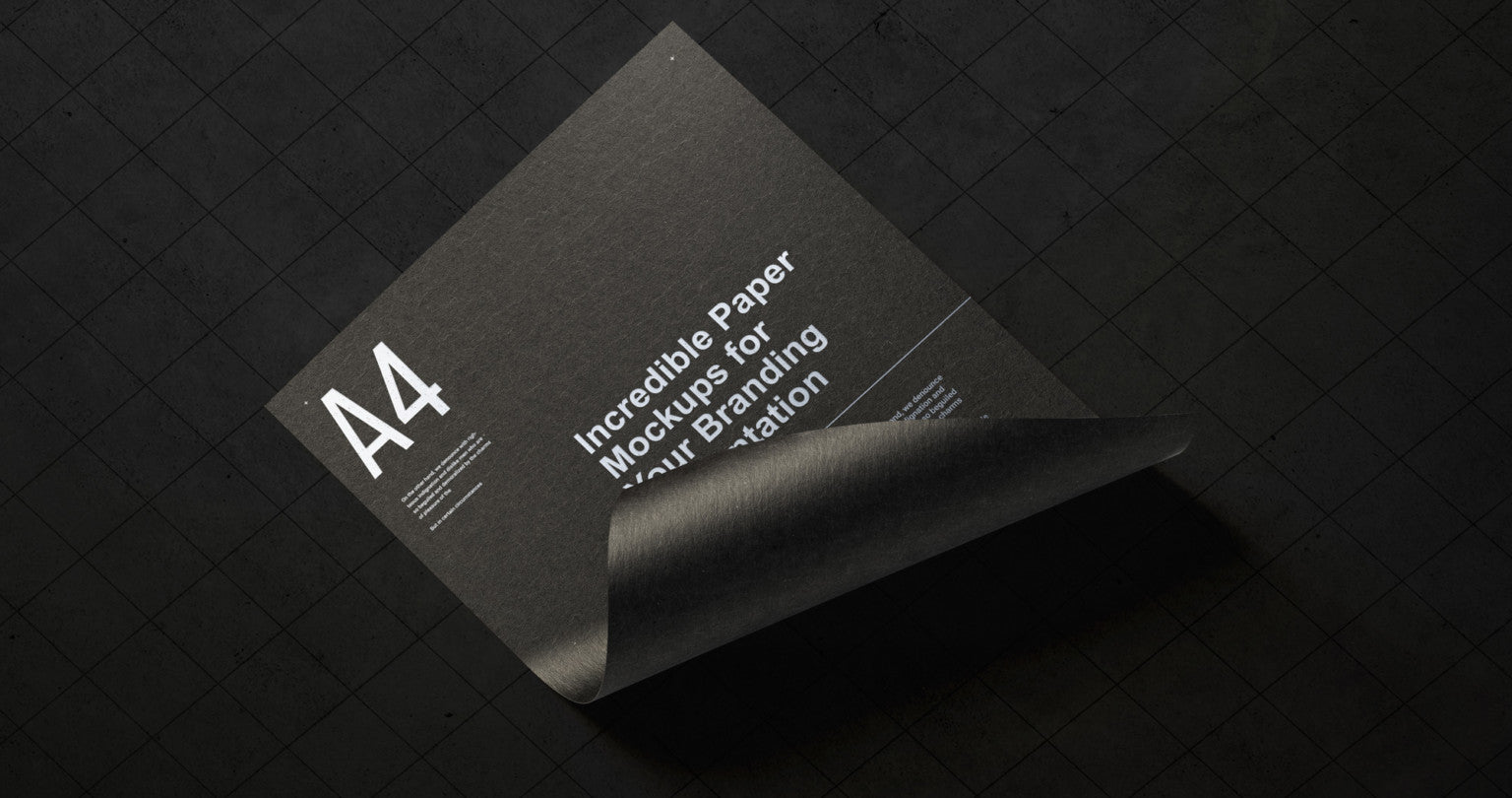 Professional Paper Branding Mockup