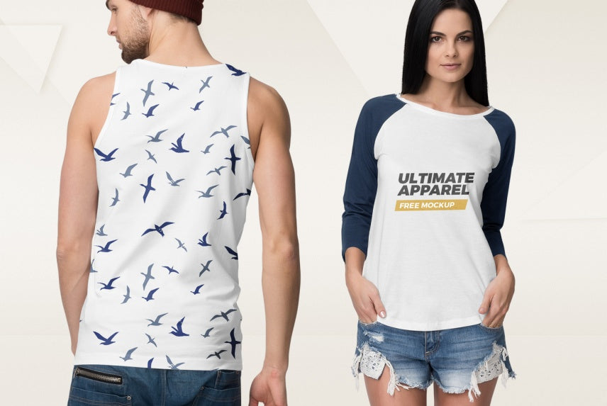 Ultimate Apparel Mockup Set (Including T-Shirt Mockups)