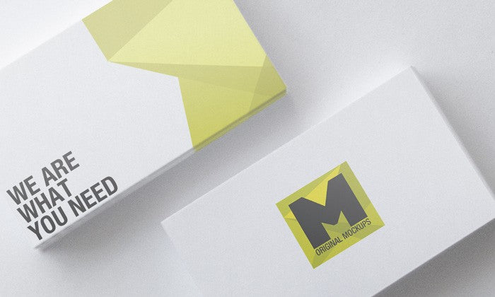 Empty Business Card Mockups