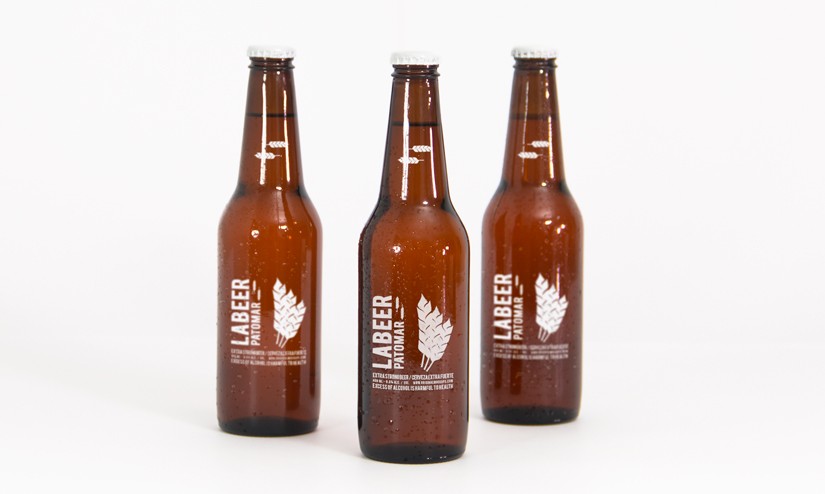Clean Beer Bottle Label (Mockup)
