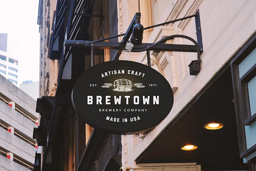 2 x Shop Sign Mockups