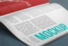 Multiple Views of 4K Magazine PSD Mockup
