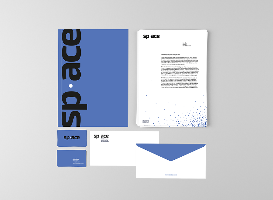 2 Angle Views of Brand Identity Mockup