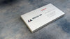 Realistic Side View of Business Card Mockup