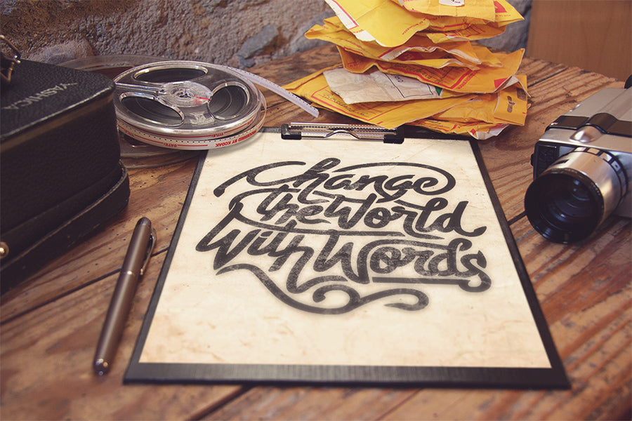 Ultra-Realistic Vintage Poster Mockup