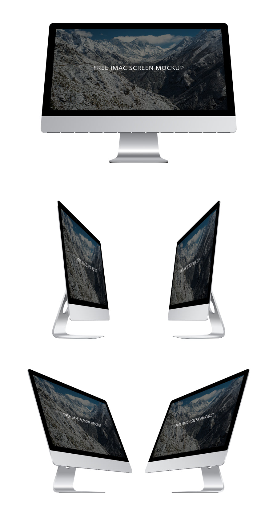 Perfect iMac Screen 5k Mockups
