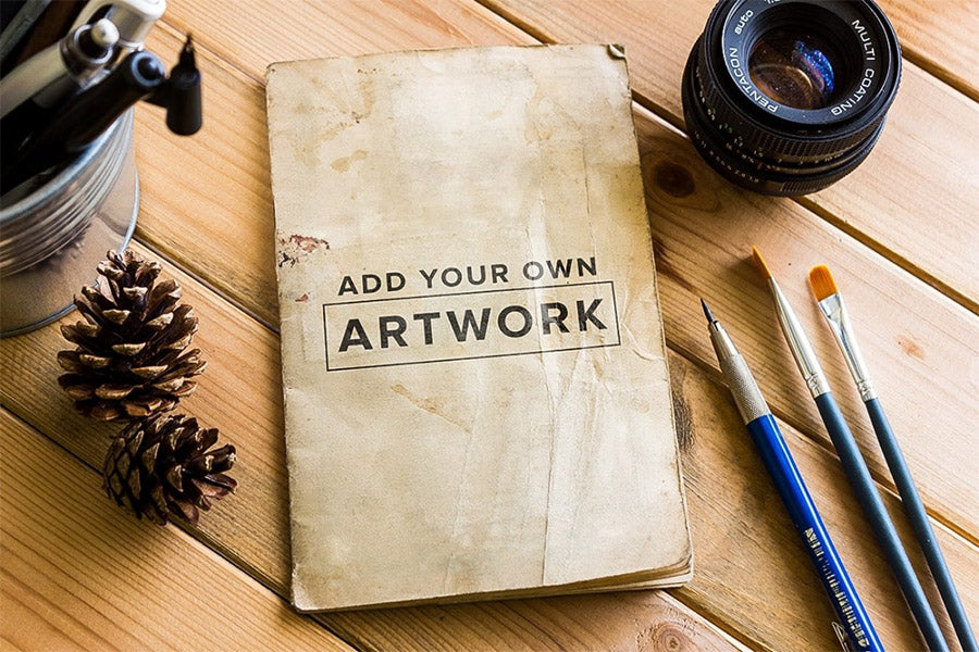 Old Vintage Booklet Mockup