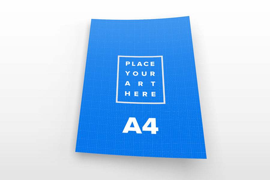 Set of Clean A4 Paper Mockups