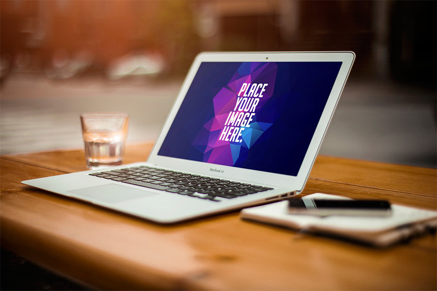 6 x MacBook and Phone Mockups Multiple Scenes