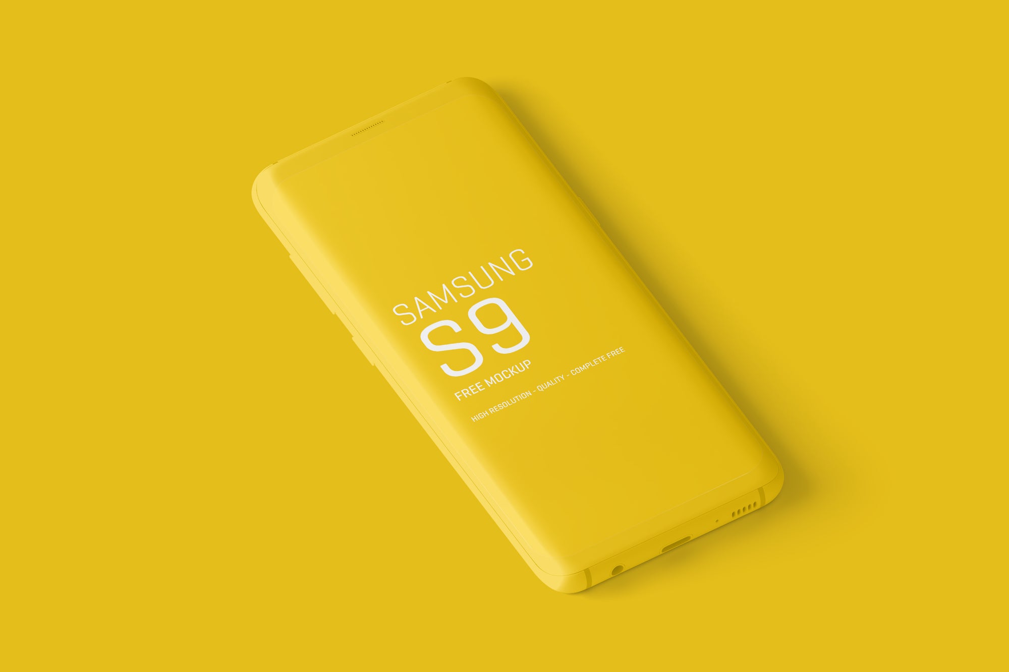Minimal Samsung Galaxy S9 Mockups