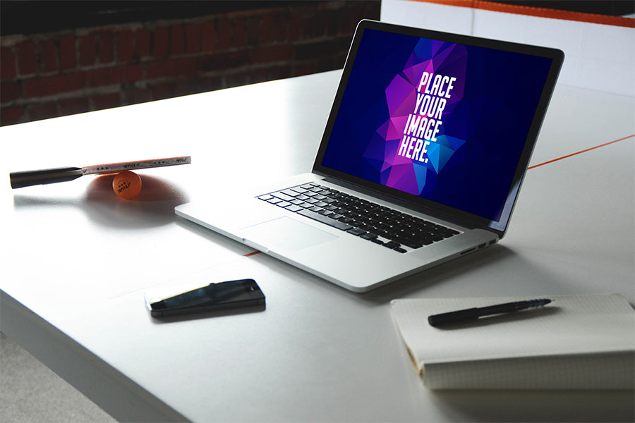 6 x MacBook and Phone Mockups Multiple Scenes