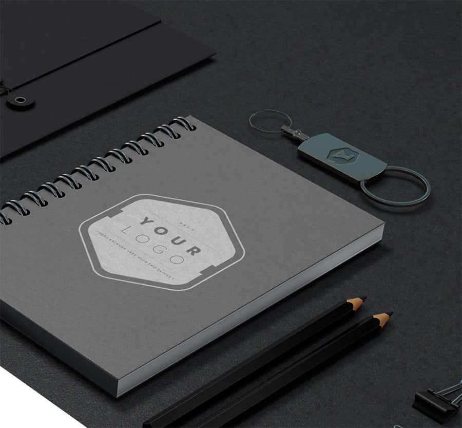 Set of Perfect Branding Identity Mockups Multiple Scenes