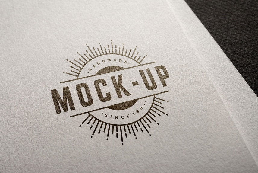 White Paper Logo Mockup