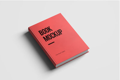 4 x PSD Book Mockup Multiple Angles