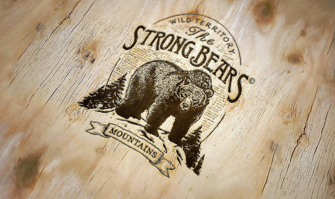 Super-Realistic Engraved Wood Mockup