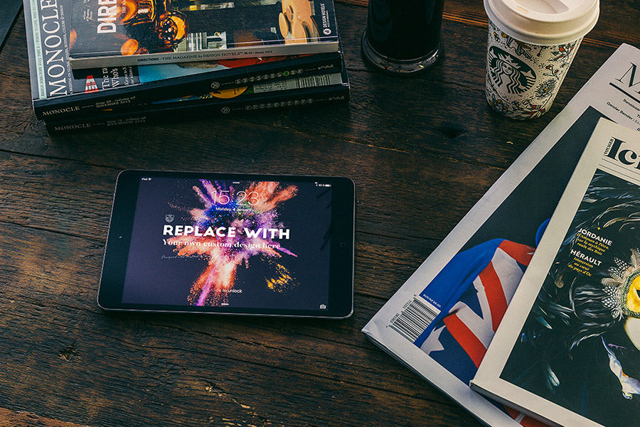 4 Apple Device Mockups Featuring iPad and iPhone