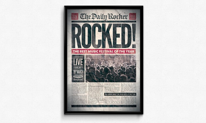 Flyer and Poster Frame (Mockup)