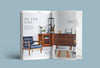 Clean and Professional A4 Magazine Mockup Front and Top Views