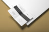 Editorial Mockup Set with Stationery Items Like Business Cards and A4 Paper