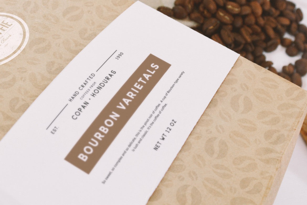 Coffee Bag and Cup Perspective Top View (Mockup)