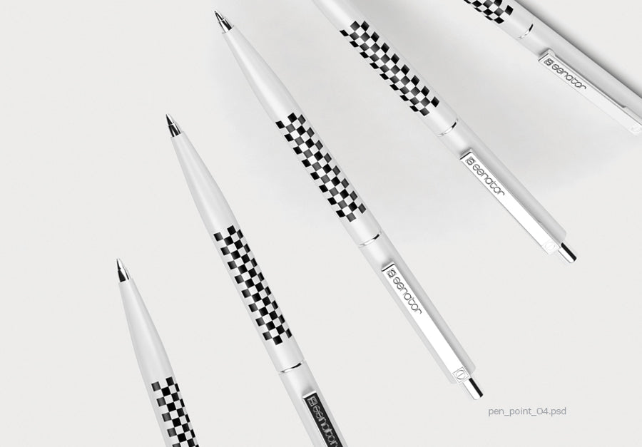 White Senator Pen Mockup