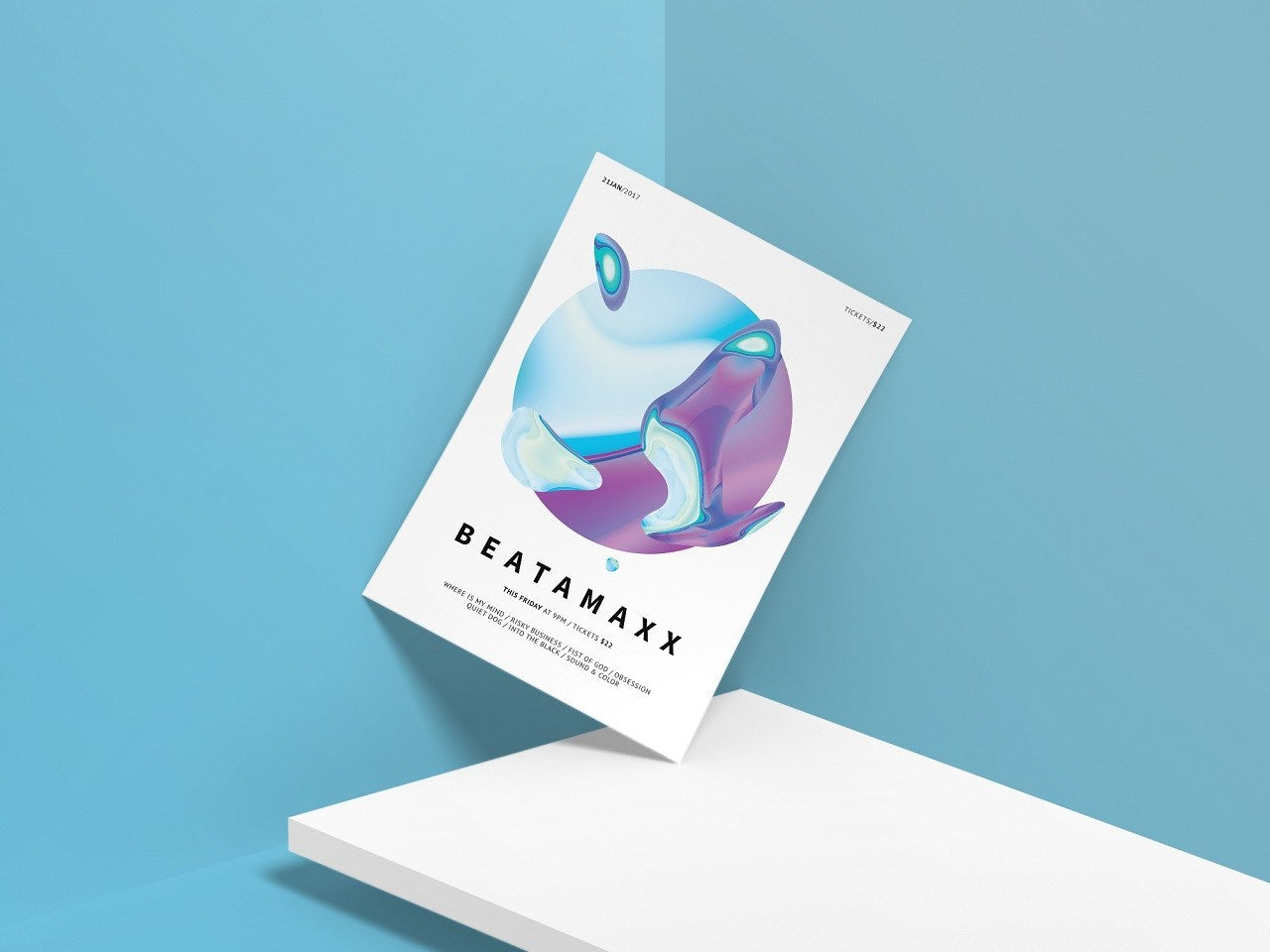 Flyer Mockup PSD
