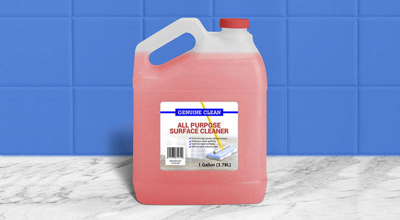 1 Gallon Hdpe Plastic Liquid Bottle Mockup Psd