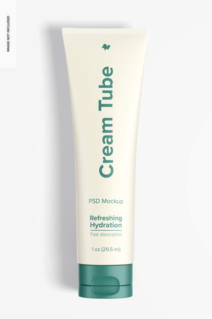 1 Oz Cream Tube Mockup Psd