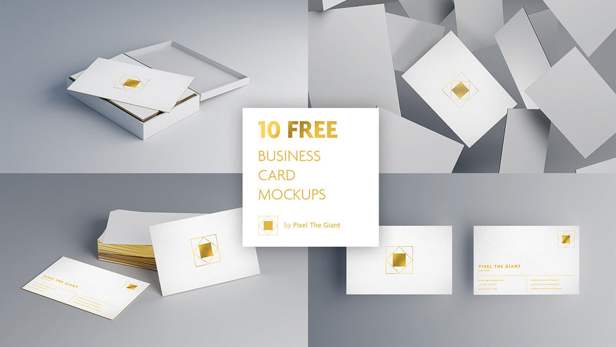 10 Luxury Business Card Mockups