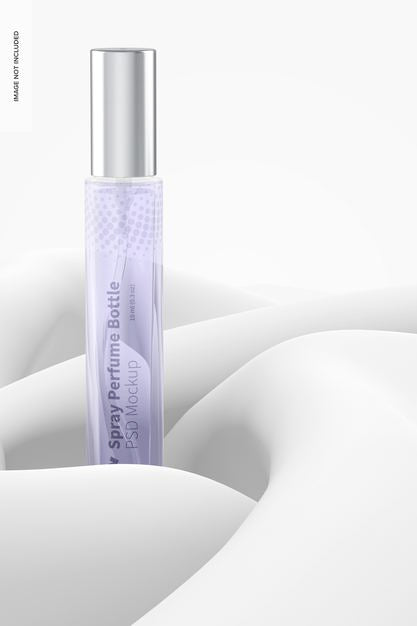 10 Ml Spray Perfume Bottle Mockup Psd