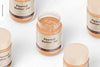 12 Oz Clear Pet Peanut Butter Jars Mockup Psd