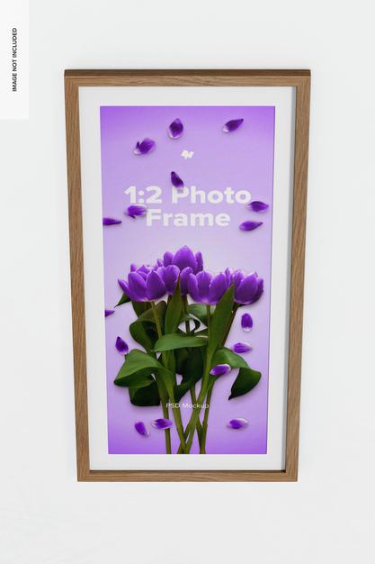 1:2 Photo Frame Mockup Psd