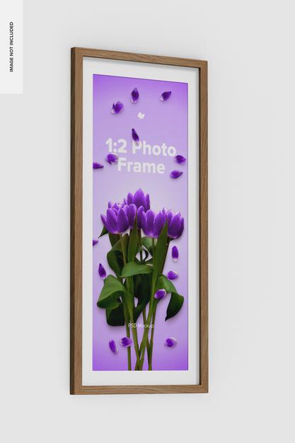 1:2 Photo Frame Mockup Psd