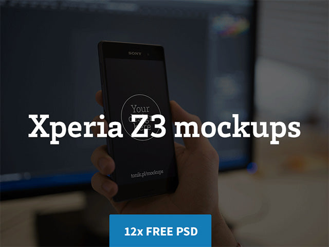 12 Xperia Z3 Psd Mockups