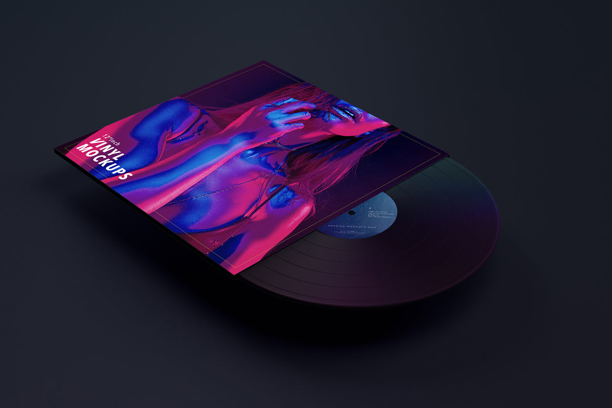 12″ Vinyl Mockups
