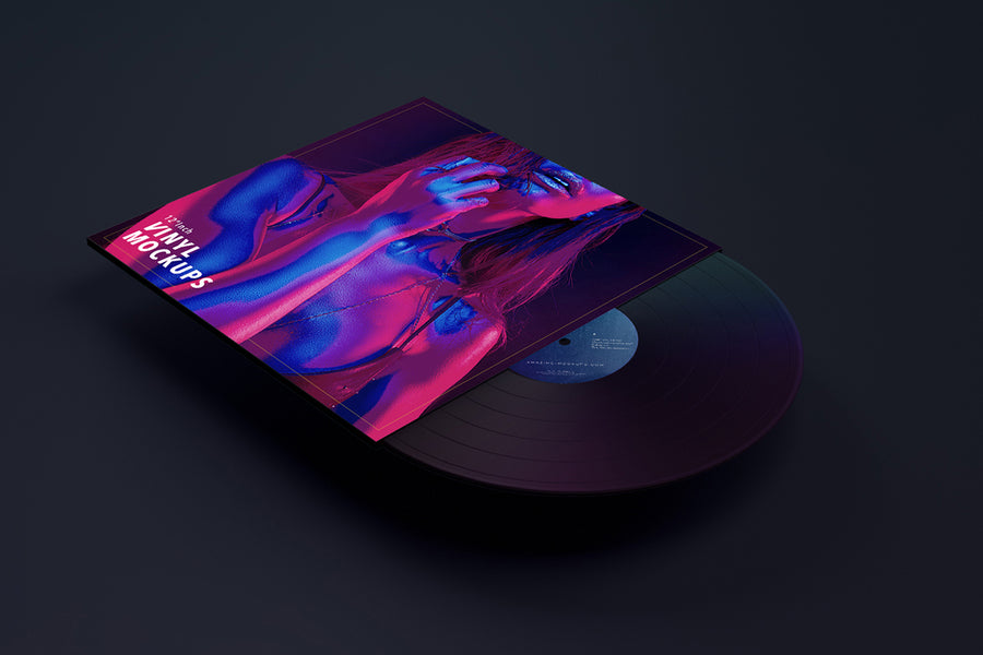 12″ Vinyl Mockups
