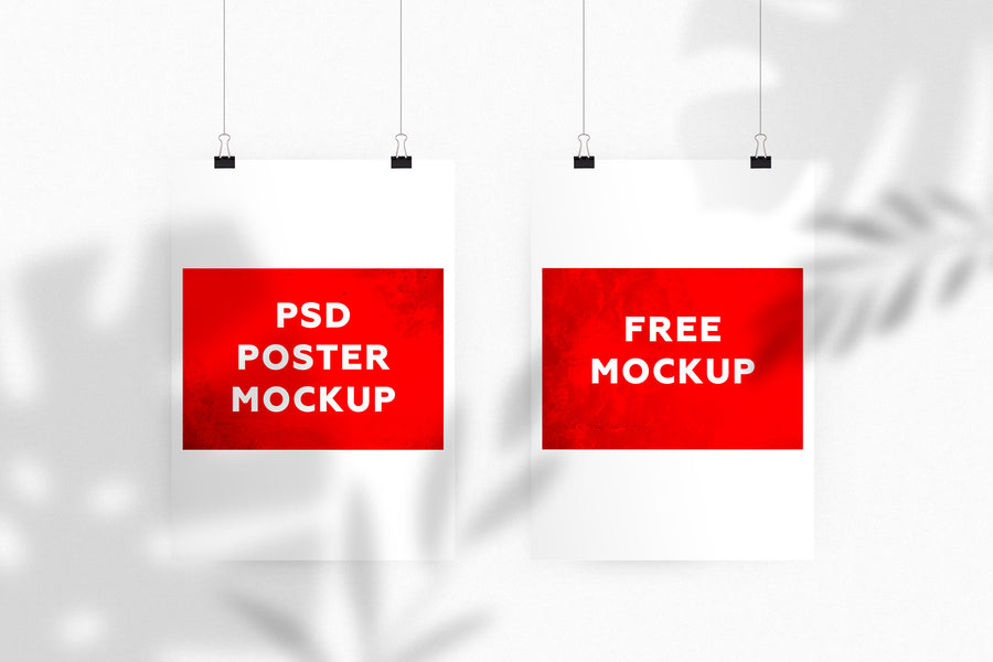 PSD Shadow Poster Mockup