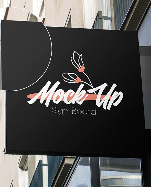 15 Sign Board Mockups