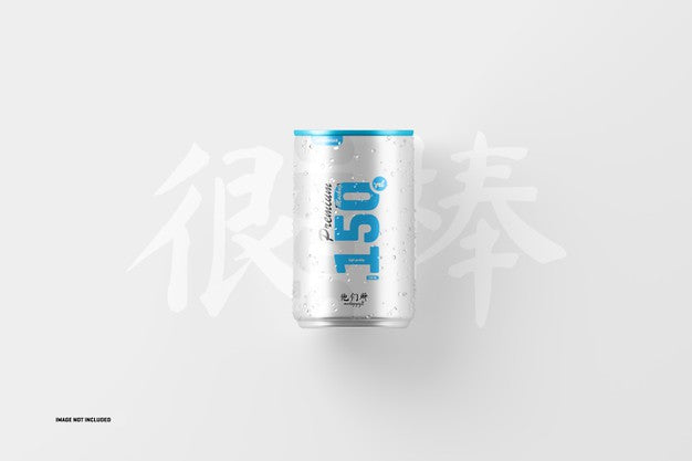 150Ml Soda Can Mockup Psd
